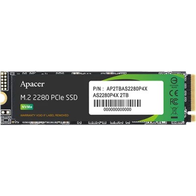 Apacer AS2280P4X NVMe SSD 1TB PCIe 3.0 2100MB/sM.2 2280