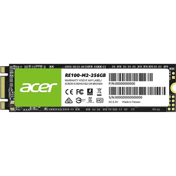 Acer RE100 SSD 256GB M.2 a 560MB/s 2280