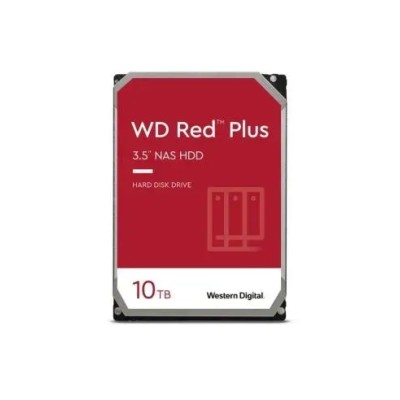 WD Red Plus NAS 10TB 7200pm HDD 3.5" 256MB SATA 6GB/s