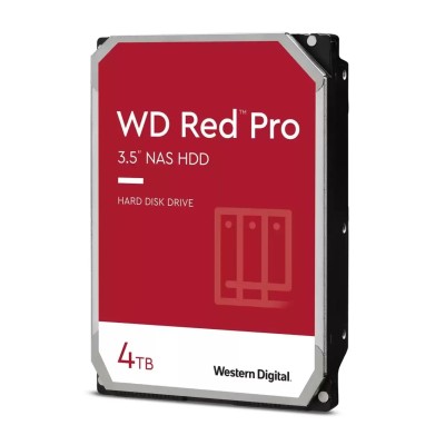 WD Red Pro NAS 4TB 7200rpm HDD 3.5" 256MB SATA 6GB/s