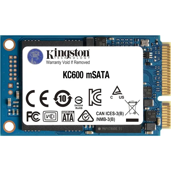 Kingston SSDNow KC600 512GB mSATA 6GB/s