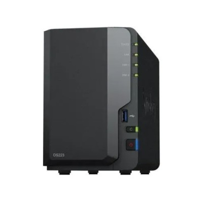 Synology Diskstation DS223 Servidor NAS con 2 Bahías 3.5'-