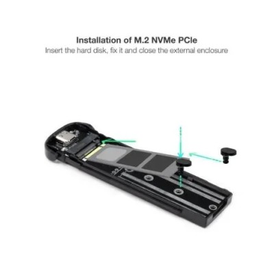 Caja Externa para Disco SSD M.2 NVMe TooQ TQE-2201R/ USB 3.1