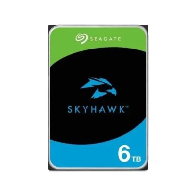 Seagate SkyHawk 6TB para NVR y DVR HDD 3.5" 256MB SATA 6GB/s