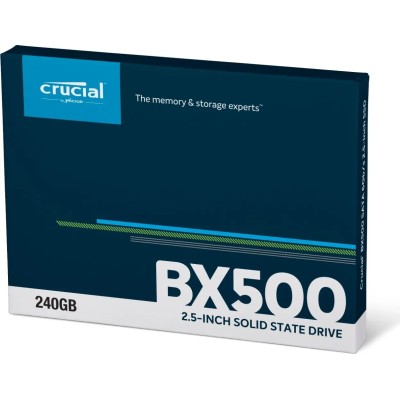 Crucial BX500 3D NAND SSD 240GB 2.5" a 540Mbs SATA 6GB/s