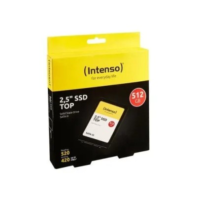 Intenso Top Performance SSD 512GB de 2.5" SATA 6GB/s a 520MB/s