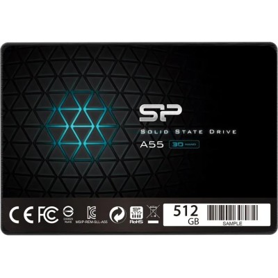 Silicon Power Slim A55 SSD 512GB 2.5" SATA 6GB/s 550MB/s