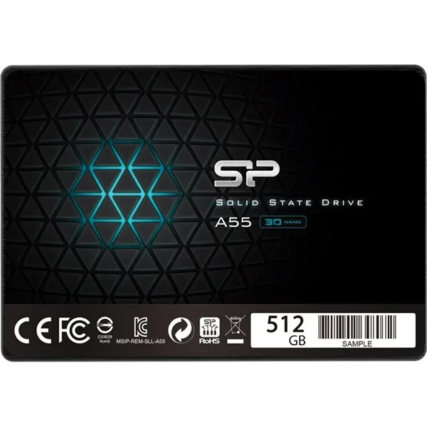 Silicon Power Slim A55 SSD 512GB 2.5" SATA 6GB/s 550MB/s