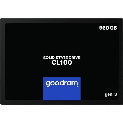 Goodram CL100 Gen3 SSD 960GB de 2.5" a 540MB/s SATA 6GB/s