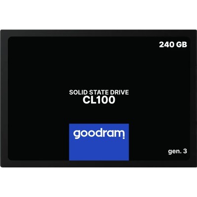 Goodram CL100 Gen3 SSD 240GB de 2.5" a 540MB/s SATA 6GB/s