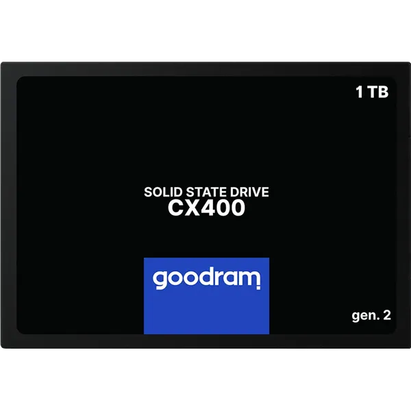 Goodram CX400 Gen2 SSD 1TB de 2.5" a 550MB/s SATA 6GB/s con 3D NAND