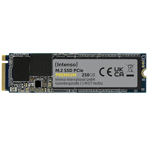 Intenso PREMIUM SSD 250GB NVMe a 2100MB/s PCIe 3.0 M.2 2280