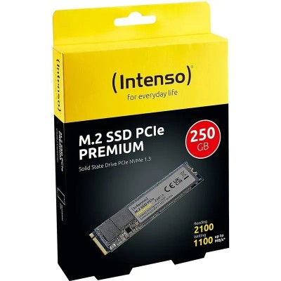 Intenso PREMIUM SSD 250GB NVMe a 2100MB/s PCIe 3.0 M.2 2280