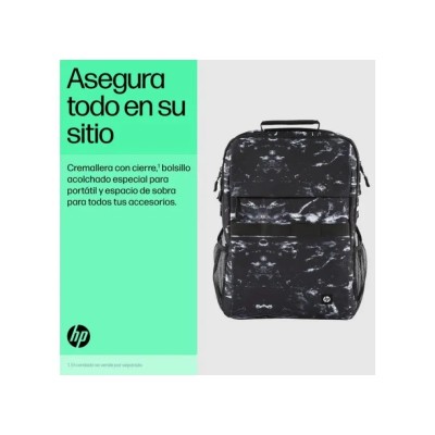 Mochila HP Campus XL 7J592AA para Portátiles hasta 16' Negra y