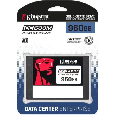 Kingston Data Center DC600M SSD 960GB a 560MB/s 2.5" SATA 6GB/s