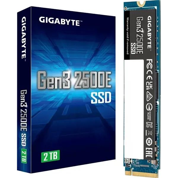 Gigabyte Gen3 2500E SSD 2TB NVMe a 2400MB/s PCIe 3.0 M.2 2280