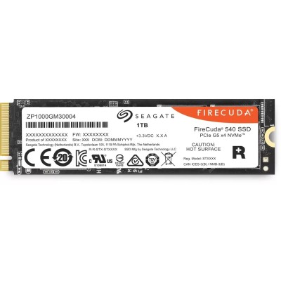 Seagate FireCuda 540 SSD NVMe 1TB 9500MB/s M.2 2280 PCIe 5.0 x4