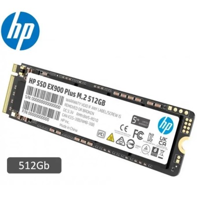 HP EX900 Plus SSD NVMe 512GB a 2000MB/s PCIe 3.0 M.2 2280