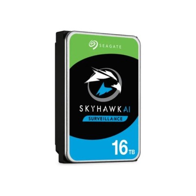 Seagate SkyHawk AI 16TB para NVR y AI 7200rpm HDD 3.5" 256MB