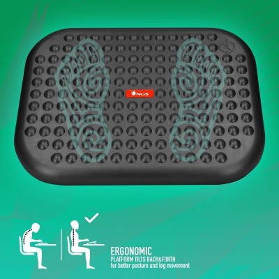 Reposapiés Ergonómico/ Inclinable/ Ajustable NGS Footnest/ 448