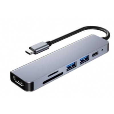 Docking USB Tipo-C 3GO HUB3UCRH4K/ 3xUSB/ 1xUSB Tipo-C/ 1xHDMI/