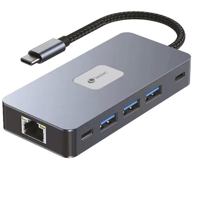 Docking USB Tipo-C Leotec LEDS02/ 3xUSB/ 1xUSB Tipo-C/ 1xUSB