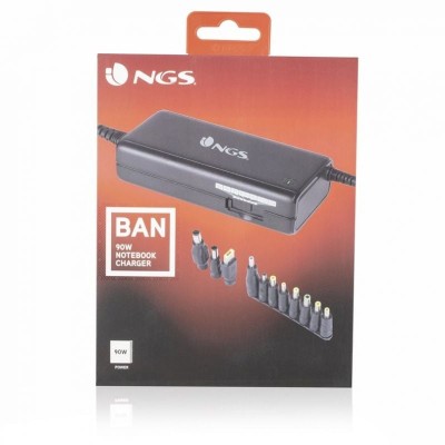 Cargador de Portátil NGS BAN/ 90W/ Manual/ 11 Conectores/