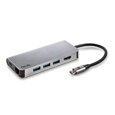 Docking USB Tipo-C NGS WonderDock8/ 3xUSB/ 1xUSB Tipo-C DP/