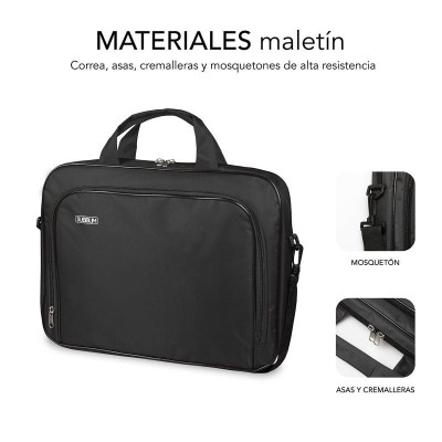 Maletín Subblim Oxford para Portátiles hasta 16'/ Negro