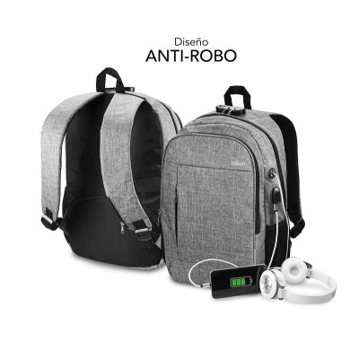 Mochila Subblim Urban Lock para Portátiles hasta 16'/ Puerto