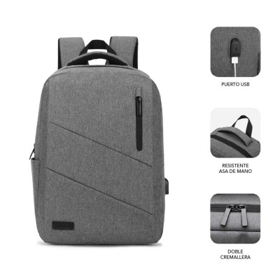 Mochila Subblim City Backpack para Portátiles hasta 15.6'/