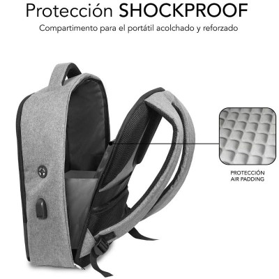 Mochila Subblim Secure V2 AP para Portátiles hasta 15.6'/