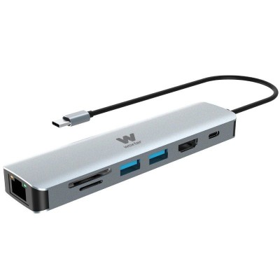 Docking USB Tipo-C Woxter PE26-181/ 1xHDMI/ 2xUSB/ 1xLector de