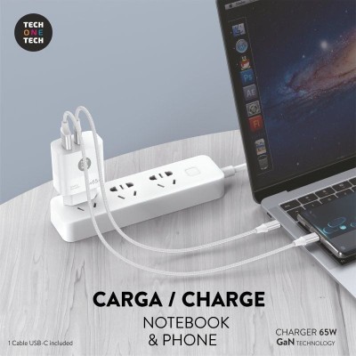 Cargador Gan de Pared Tech One Tech GaN PD TEC2273 / 1xUSB