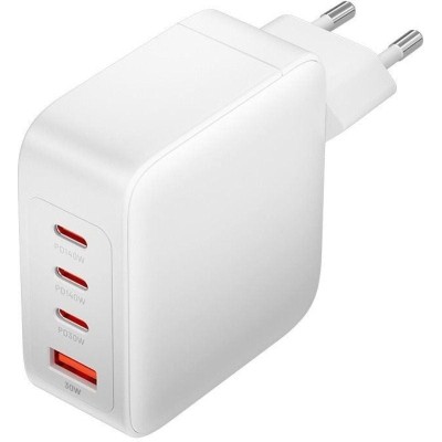 Cargador Gan de Pared Vention FEIW0-EU/ 3xUSB Tipo-C + Cable