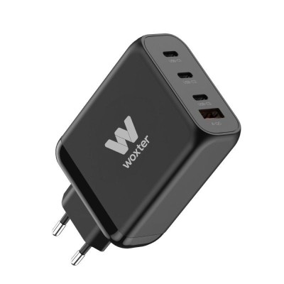 Cargador Gan de Pared Woxter PE26-177/ 3xUSB Tipo-C/ 1xUSB/ +