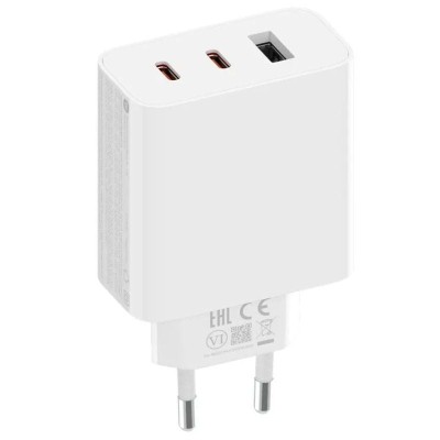 Cargador de Pared Xiaomi 67W Gan Charger 2C1A 2xUSB Tipo-C/