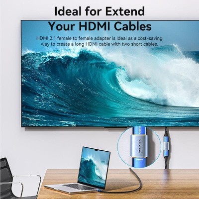 Adaptador HDMI 8K Vention AIUH0/ HDMI Hembra - HDMI Hembra