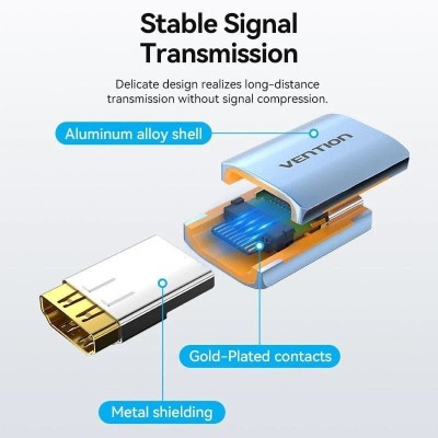 Adaptador HDMI 8K Vention AIUH0/ HDMI Hembra - HDMI Hembra