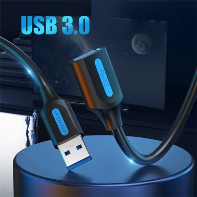 Cable Alargador USB 3.0 Vention CBHBH/ USB Macho - USB Hembra/