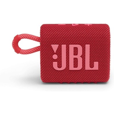 Altavoz con Bluetooth JBL GO 3/ 4.2W/ 1.0/ Rojo