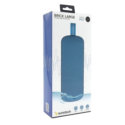 Altavoz con Bluetooth Sunstech Bricklarge/ 10W/ 2.0/ Azul