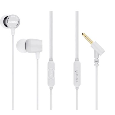 Auriculares Intrauditivos Aiwa ESTM-30WT/ con Micrófono/ Jack