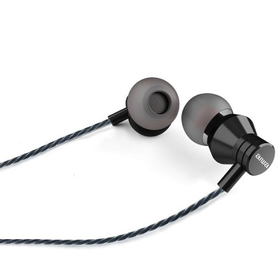 Auriculares Intrauditivos Aiwa ESTM-50BK/ con Micrófono/ Jack