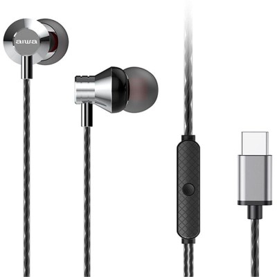 Auriculares Intrauditivos Aiwa ESTM-50USB-C/SL/ con Micrófono/