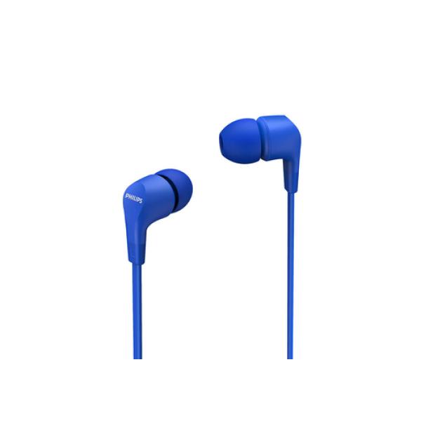 Auriculares Intrauditivos Philips TAE1105BL/ con Micrófono/ Jack 3.5/ Azules