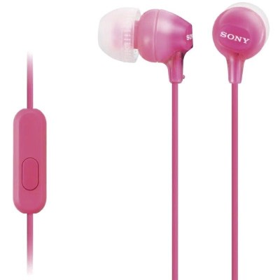 Auriculares Intrauditivos Sony MDR-EX15APPI/ con Micrófono/