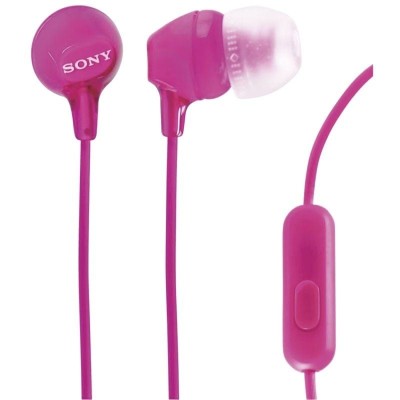 Auriculares Intrauditivos Sony MDR-EX15APPI/ con Micrófono/