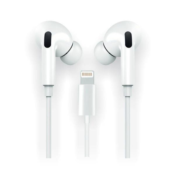 Auriculares Intrauditivos Tech One Tech earTECH HOP TEC1202/ con Micrófono/ Lightning/ Blancos