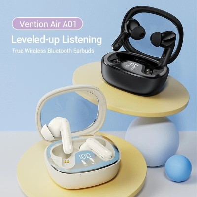 Auriculares Bluetooth Vention AIR A01 NBMB0 con estuche de